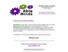 Tablet Screenshot of ableminds.com